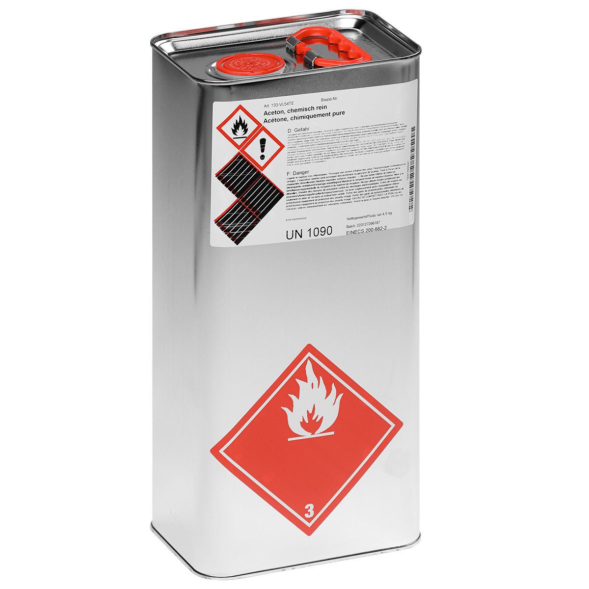 Aceton (4.5kg) - Riteco AG