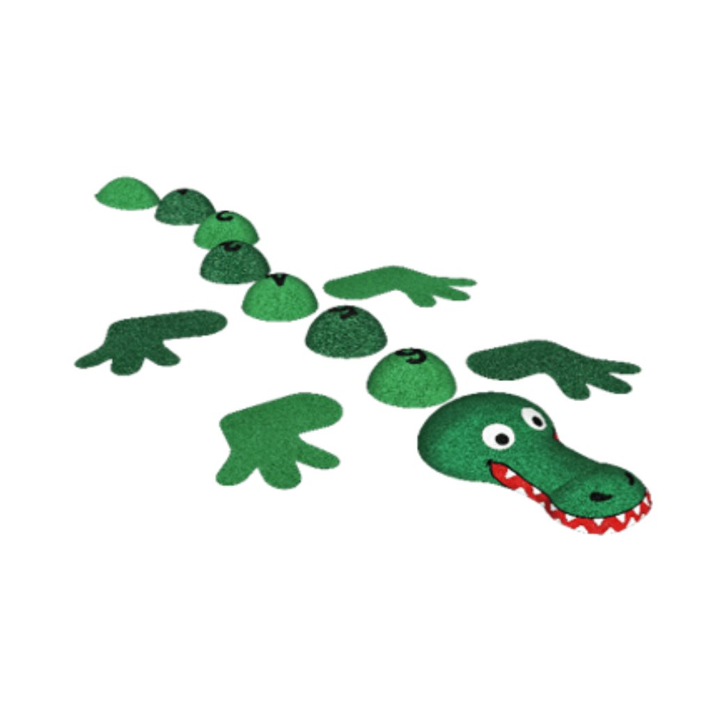 Krokodil 3D mit Halbkugeln und Zahlen - Riteco AG